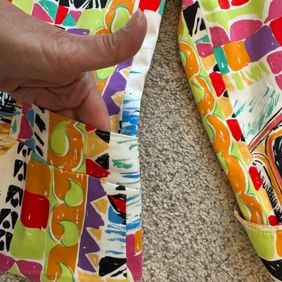 Harvé Benard Art to Wear Vintage-Inspired Elsbeth Blazer Petite 2P Bold Print - Picture 5 of 12